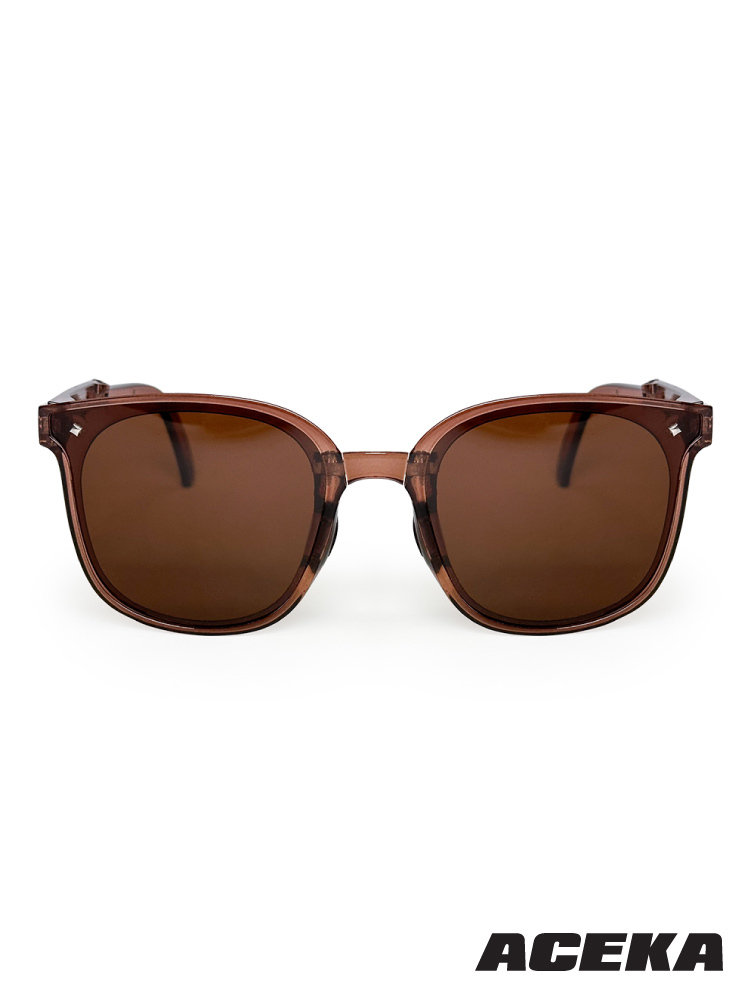 MODERN 極致韓風時尚太陽眼鏡 (摺疊款)(焦糖棕)