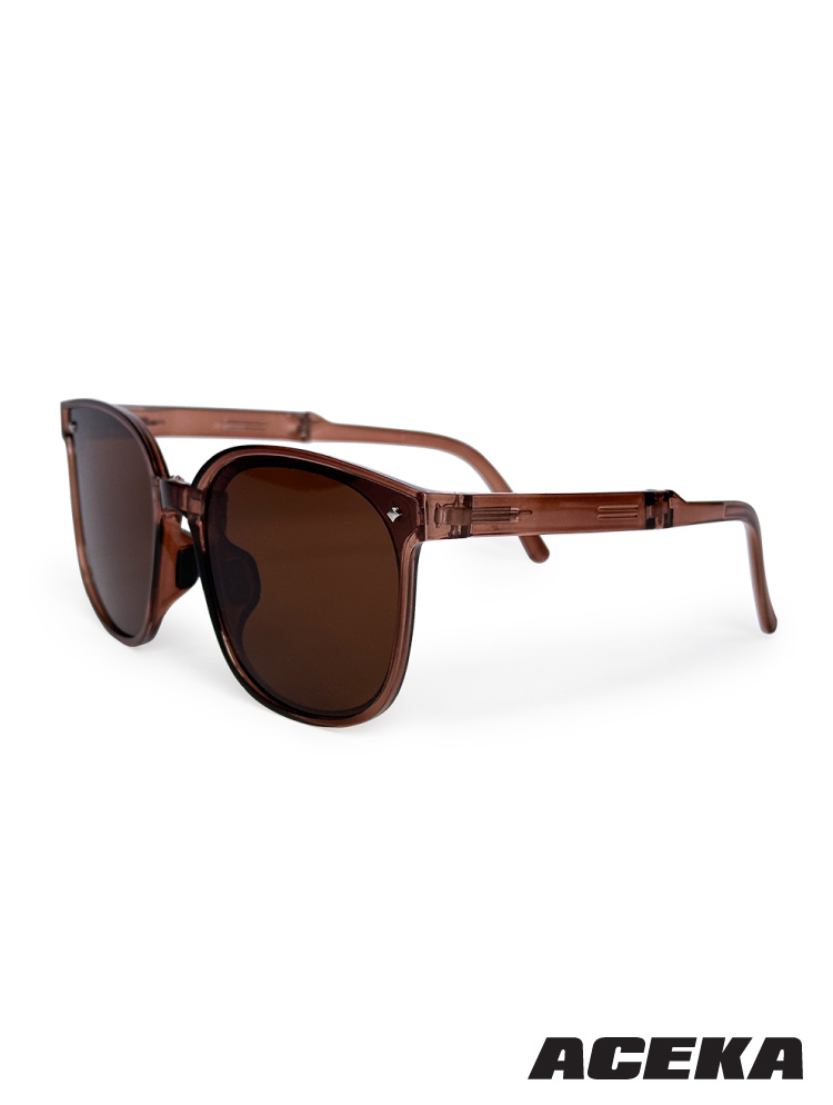MODERN 極致韓風時尚太陽眼鏡 (摺疊款)(焦糖棕)