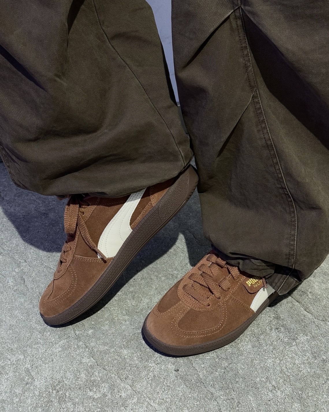 <巴恩風>Puma Palermo 可可 麂皮 美拉德 復古 焦糖底 金標 焦糖餅乾