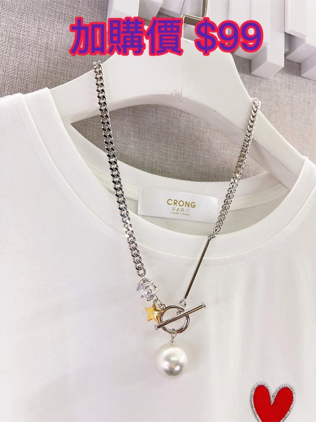 高質韓國珠珠頸鏈 5009289