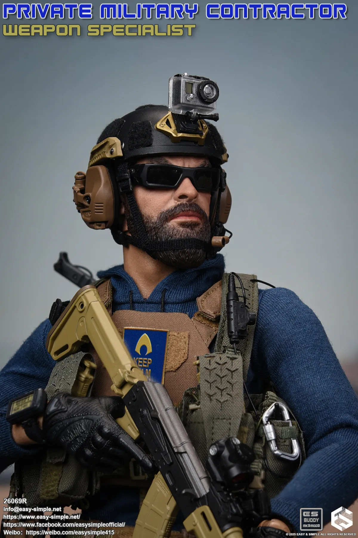 [訂金] Easy&Simple :  26069R 1/6 Private Military Contractor Weapon Specialist