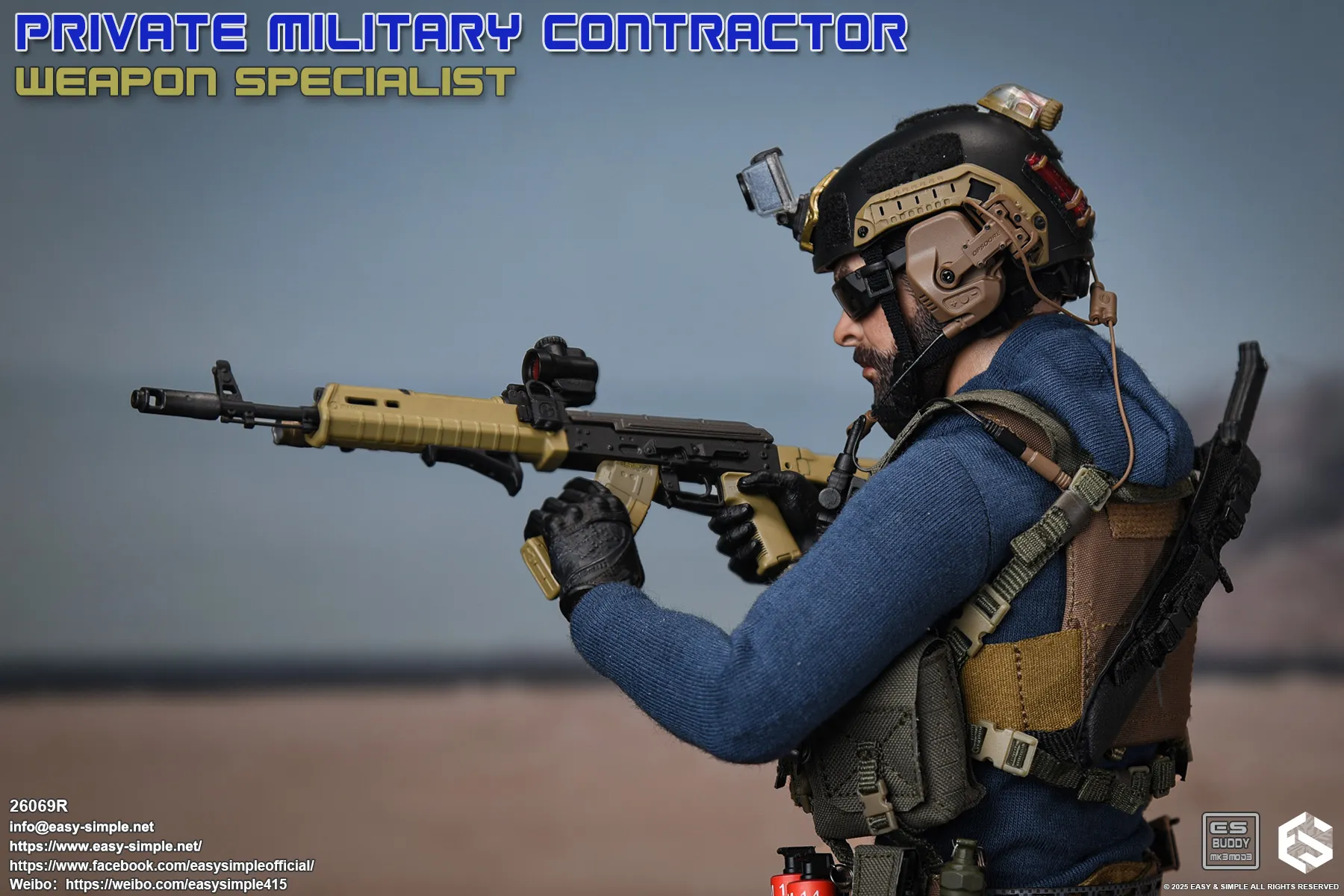 [訂金] Easy&Simple :  26069R 1/6 Private Military Contractor Weapon Specialist