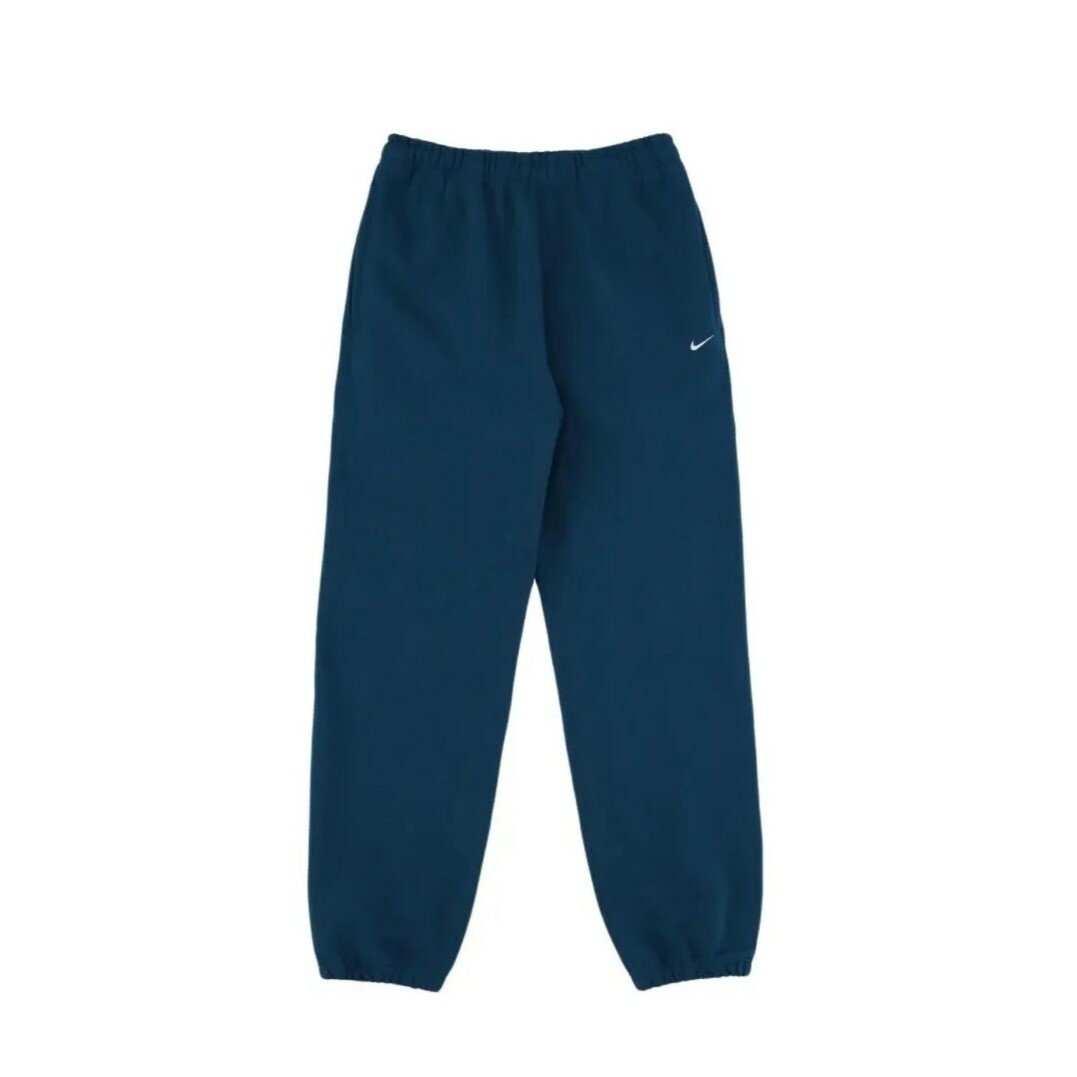 W Nike NRG Solo Swoosh Fleece Pants 棉褲 靛藍 DA0334-460