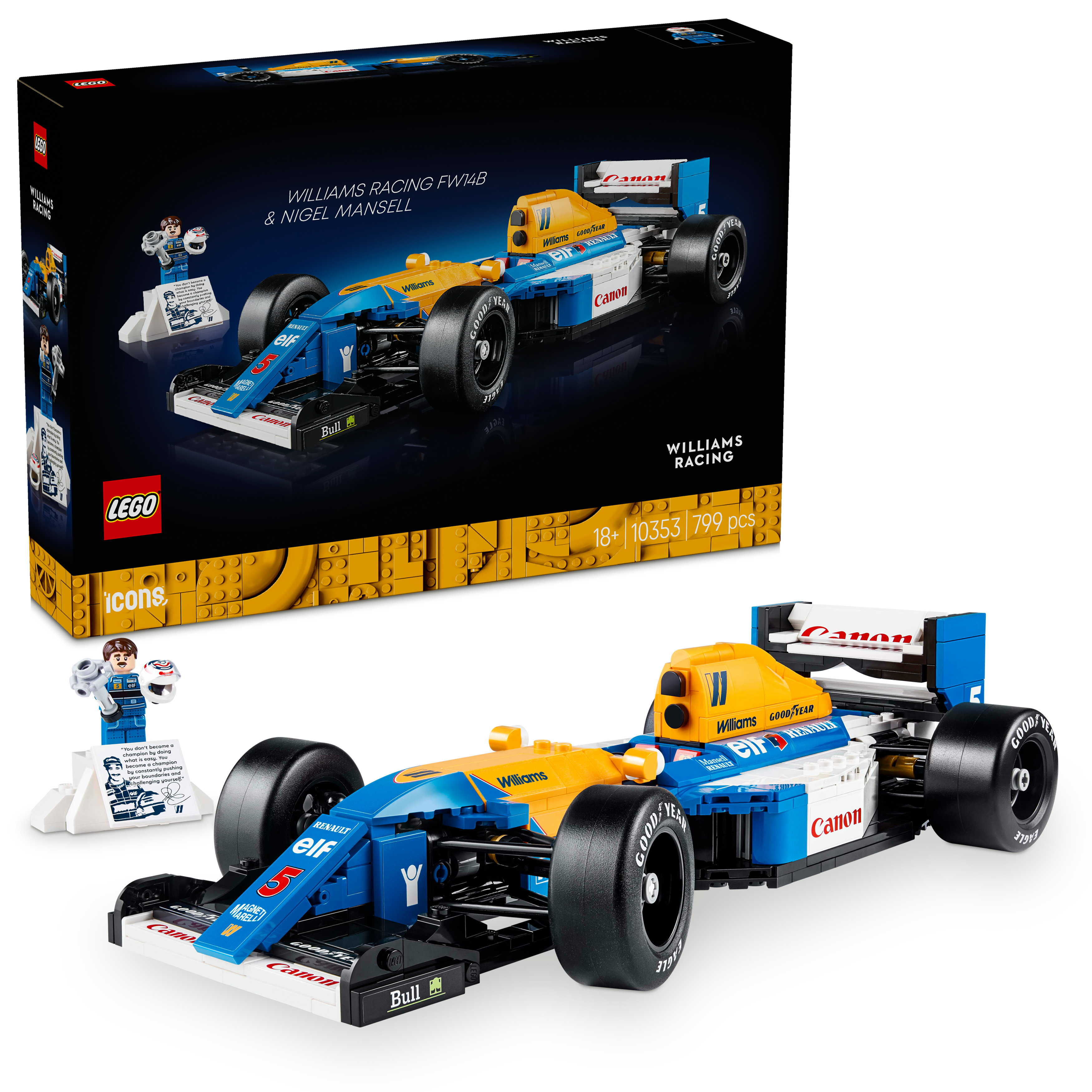 10353 Williams Racing FW14B & Nigel Mansell