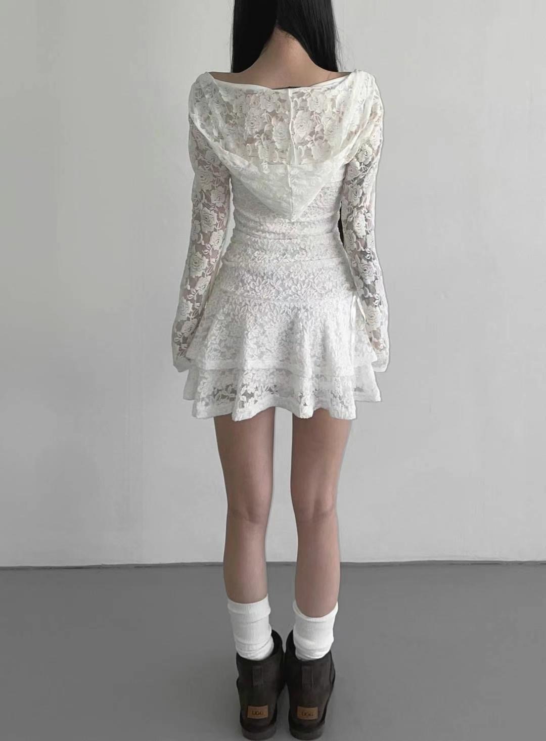 Ethereal Lace Hoodie