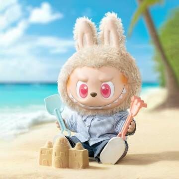 POP MART THE MONSTERS FLIP WITH ME 夏日浪 - 搪膠毛絨公仔