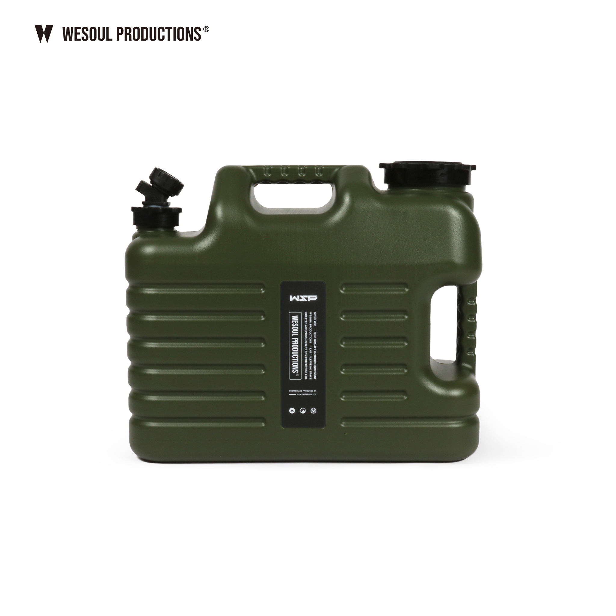 WSP－PORTABLE WATER BUCKET 軍事風露營水桶｜18L