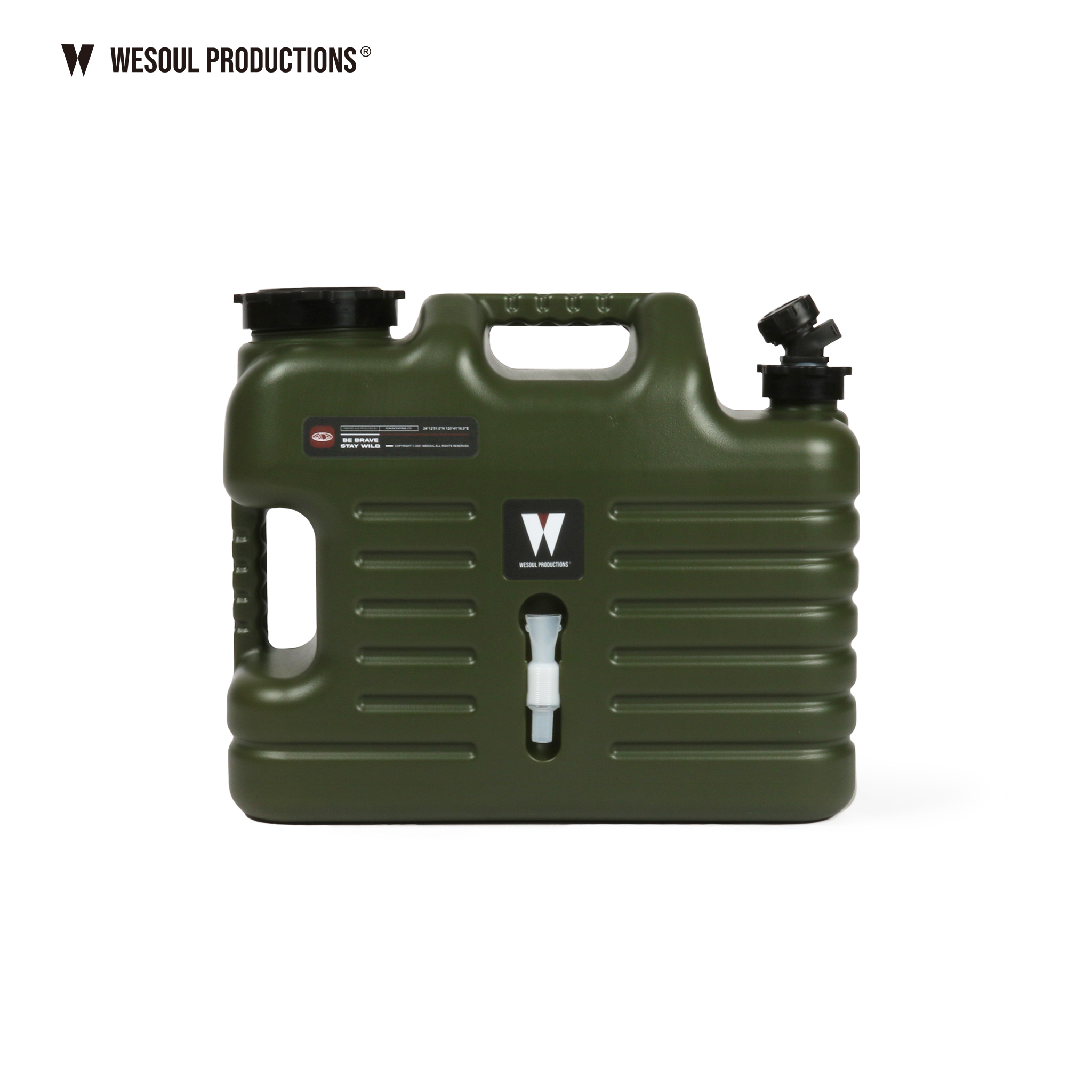 WSP－PORTABLE WATER BUCKET 軍事風露營水桶｜18L