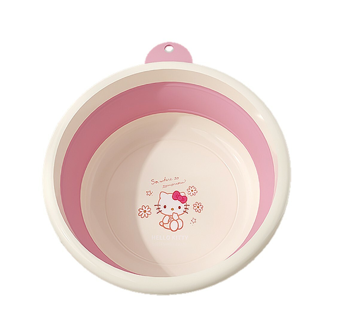 Hello Kitty Sanrio| 【可折疊】臉盆 | 洗菜盆 水盆