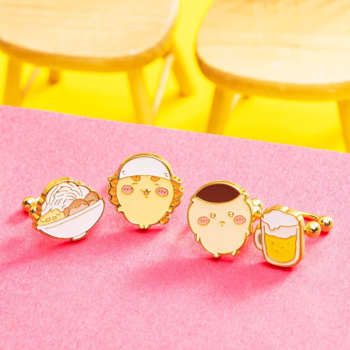 iSNEAKERS｜日本 Chiikawa 吉伊卡哇 耳骨夾 一組四入 3款