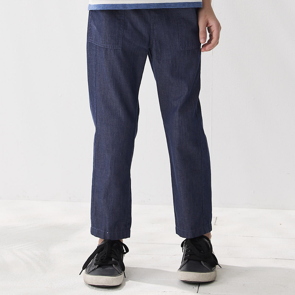 PIPPY純棉帥氣長褲 藍