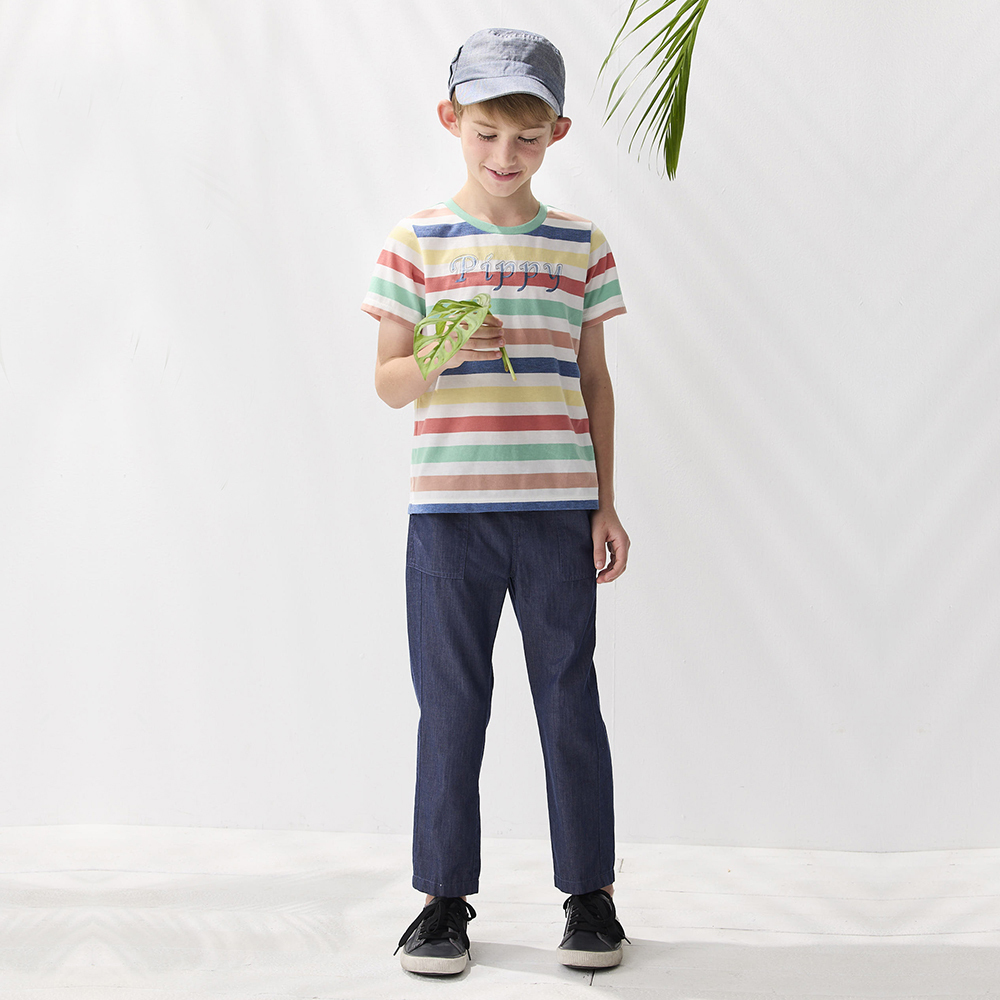 PIPPY純棉帥氣長褲 藍