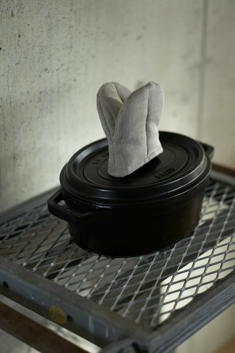 fog linen work - 隔熱手套 / 原色