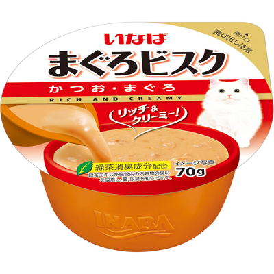 INABA 貓用 吞拿魚 鰹魚濃湯 70g