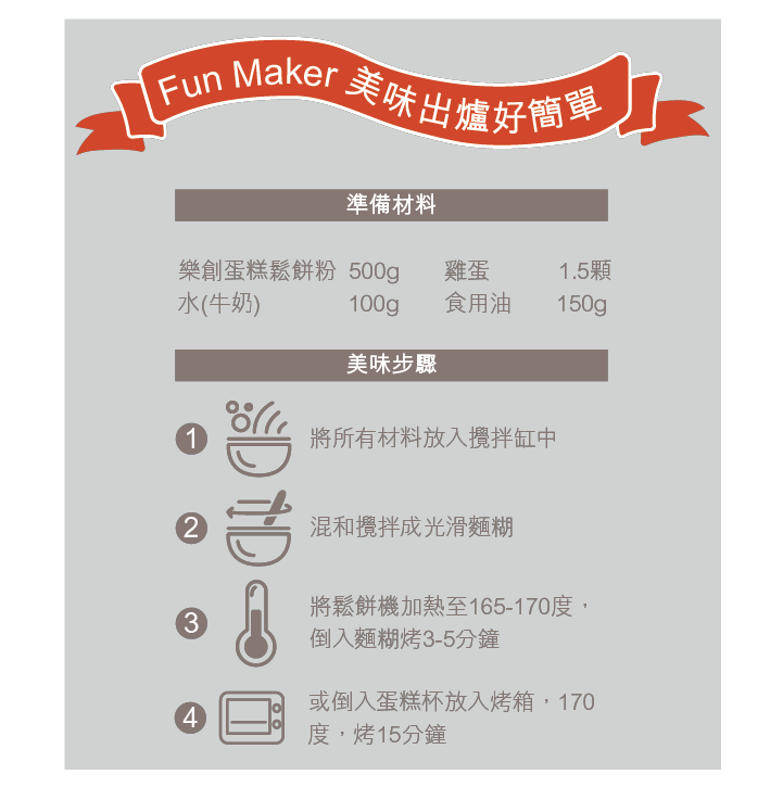 【可可博士 DR.KEKE】Fun Mix樂創比利時巧克力蛋糕粉1kg