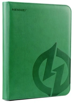 HENWEI Game Card Binder 9 Pocket- GREEN