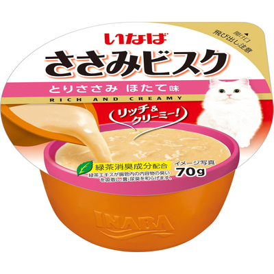 INABA 貓用 雞柳 帆立貝濃湯 70g