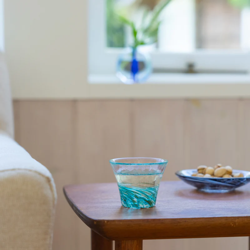 日本津輕 手作夏樁清酒杯-60ml/1入