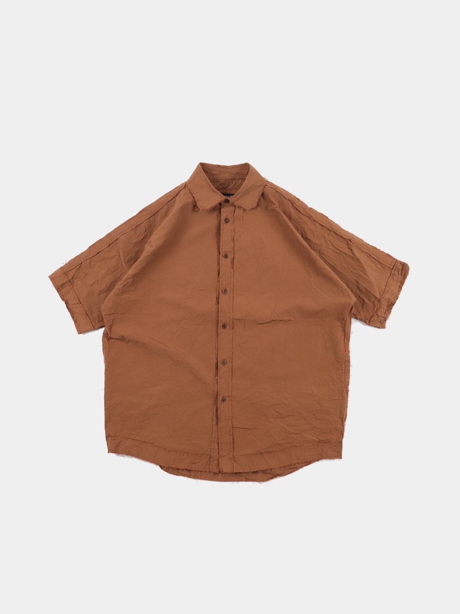 casey casey WAGA SHIRT SAX ケイシー　シャツ CASEY CASEY ( ケイシーケイシー）/ WAGA SHORT SLEEVE SHIRT
