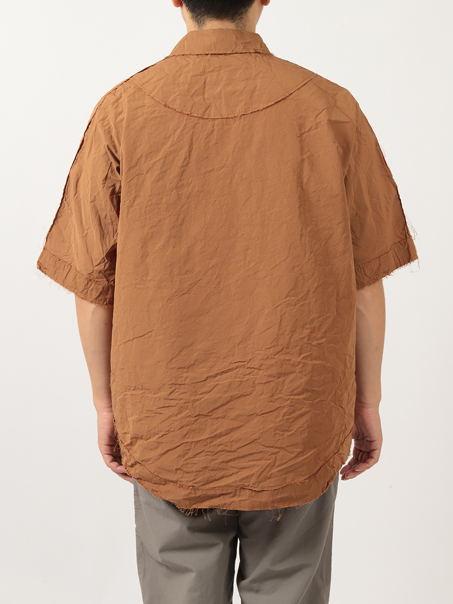 casey casey 長袖shirt クリーム　リネン風 casey casey 長袖shirt クリーム リネン風