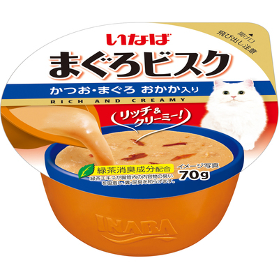 INABA 貓用 吞拿魚 鰹魚薄片濃湯 70g