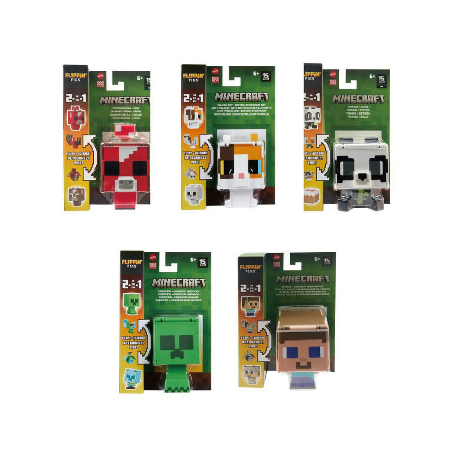 《 MATTEL 》  Minecraft 反轉角色系列(隨機出貨)