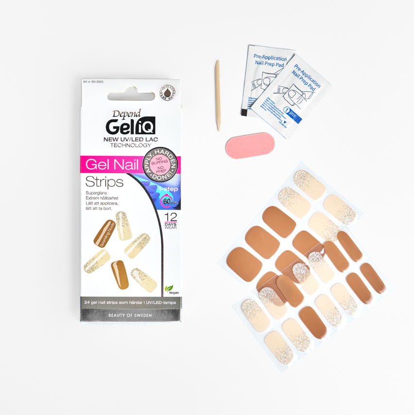 Gel甲貼 #2912003 Sparkling Nude