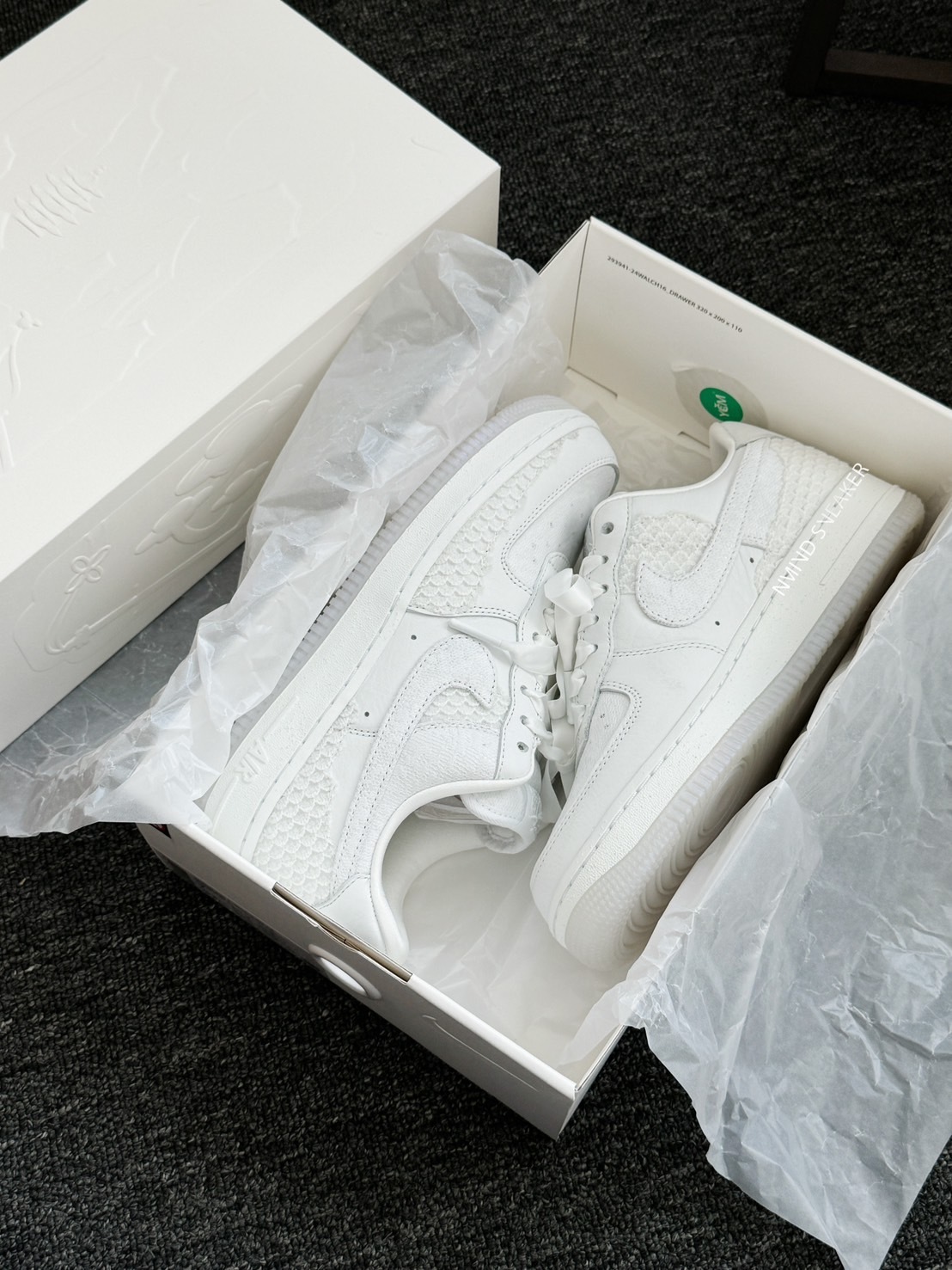 <蛇年限定🤍> Nike Air Force 1 07 琉光白紗