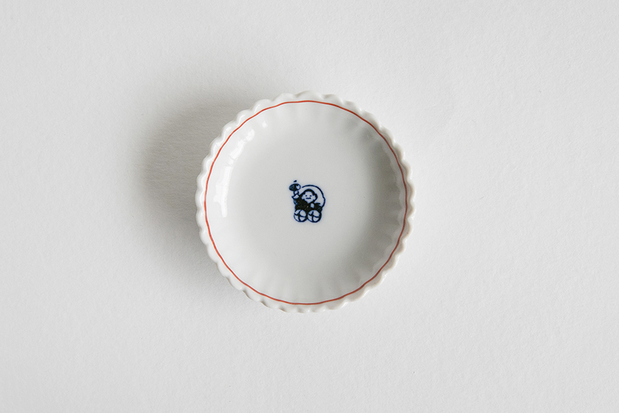 東屋-春菊手鹽皿 / 三福神（3入）