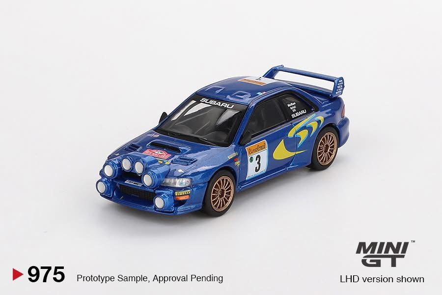 【預訂】Mini GT #975 Subaru Impreza WRC98 1998 Rally Monte-Carlo 3rd Place #3