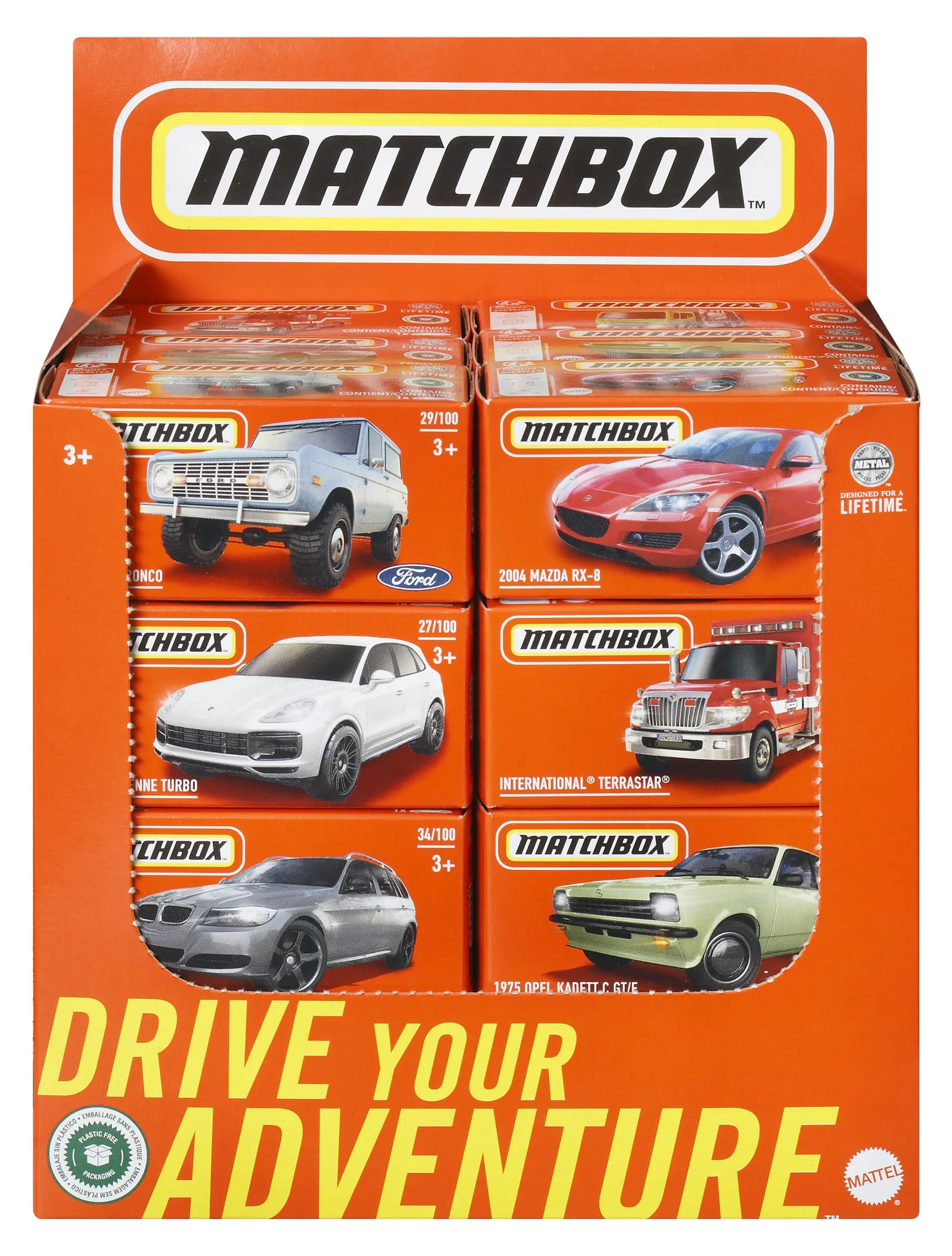 《 MATTEL 》火柴盒小汽車-動力搶奪系列(隨機出貨)