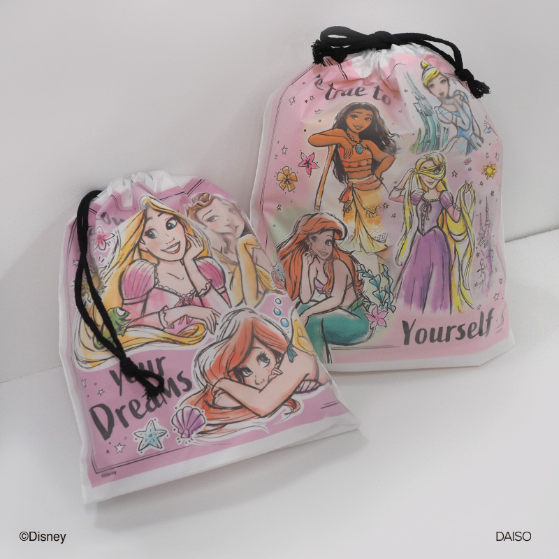束口袋組/迪士尼公主 2入