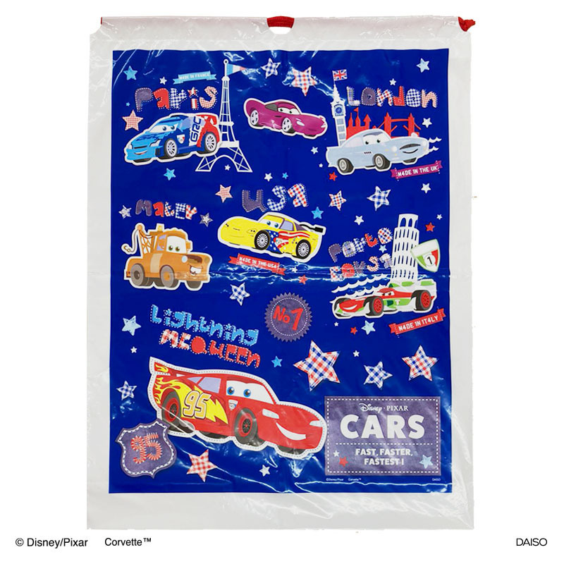 束口袋/汽車總動員 50x65x12cm