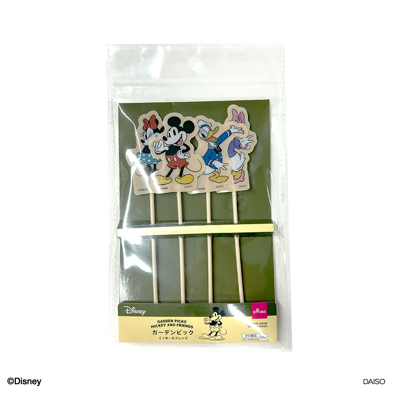 園藝裝飾插/米奇與朋友們 4入