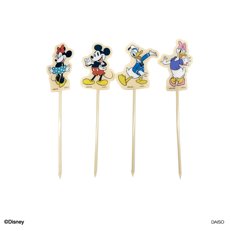 園藝裝飾插/米奇與朋友們 4入