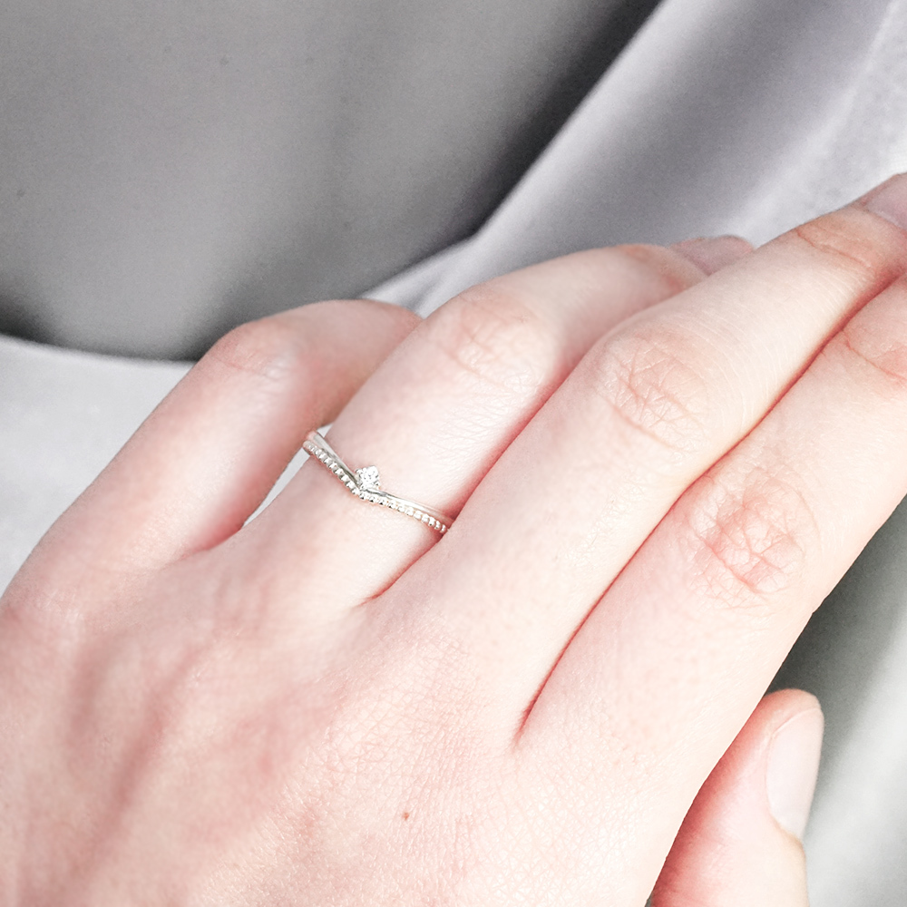 純銀刻字 牽繫相依 契形設計 女戒 925純銀戒指 女生戒指 客製化訂製