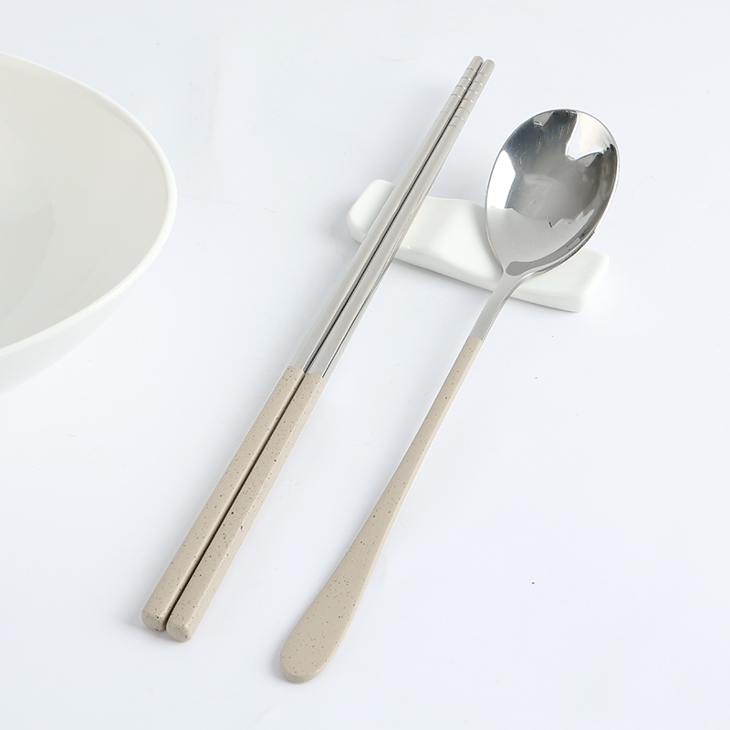 TP 筷子湯匙組/簡約象牙白