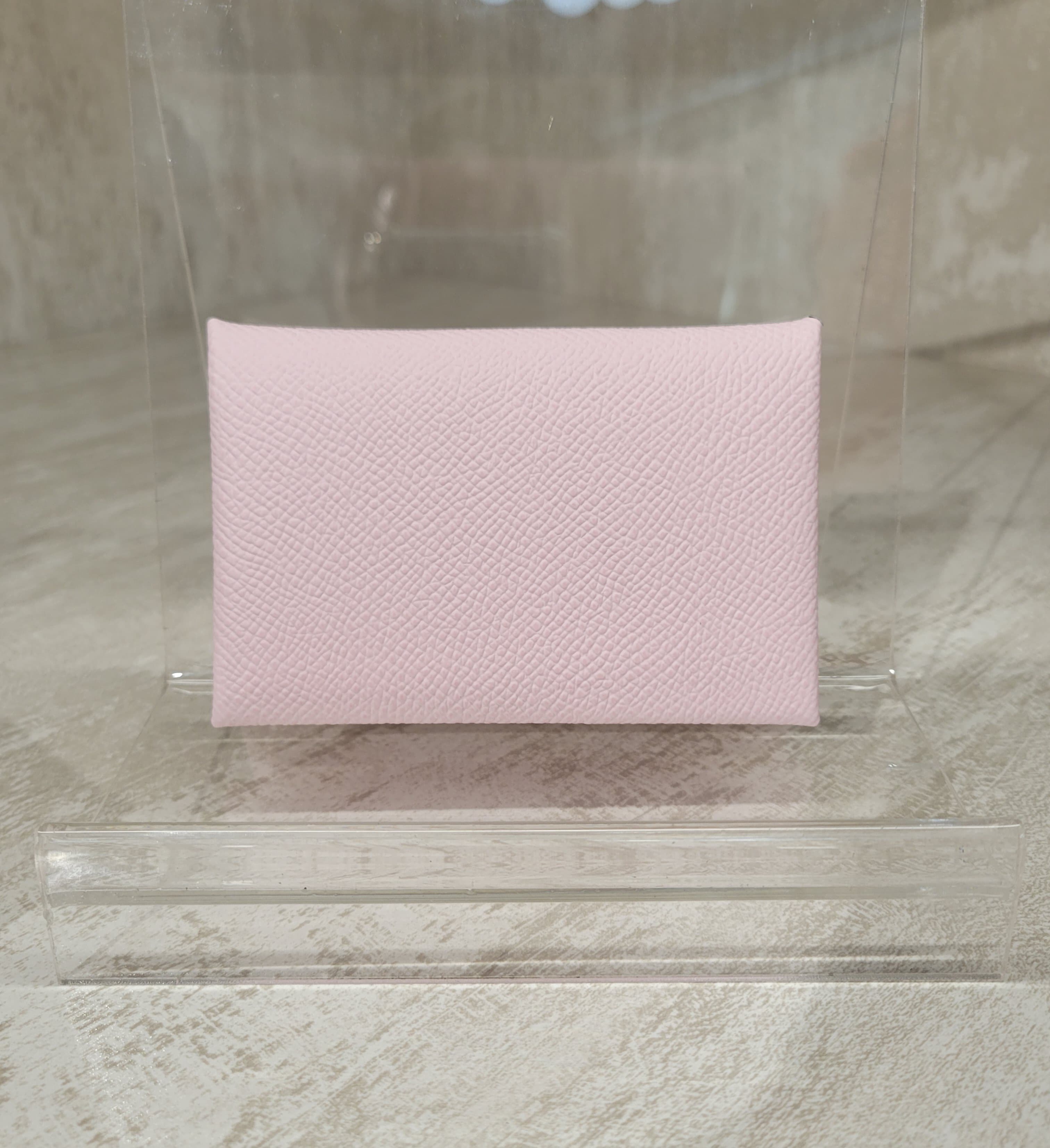 HERMES CALVI M7 ROSE DARLING EPSOM 戀愛粉