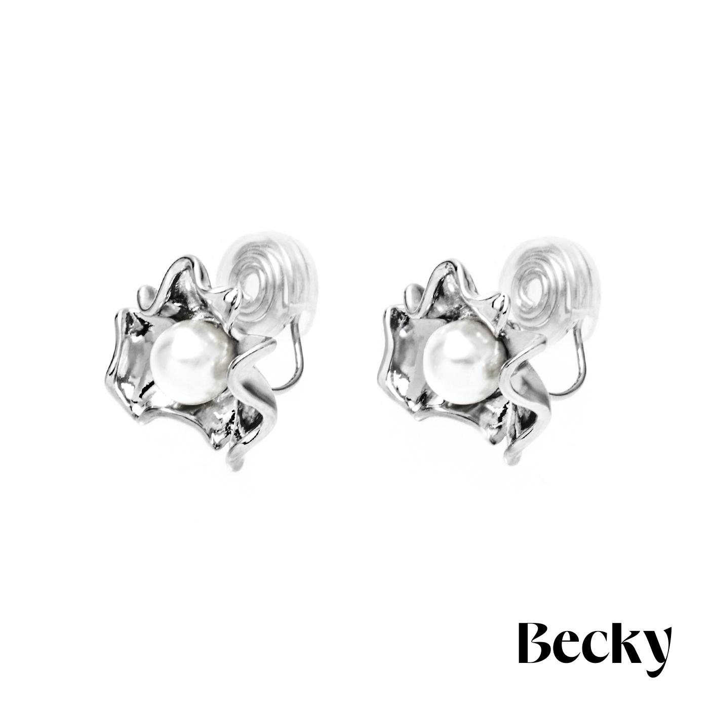 Becky,Becky聯名,日系飾品,日系穿搭,耳夾,夾式耳環