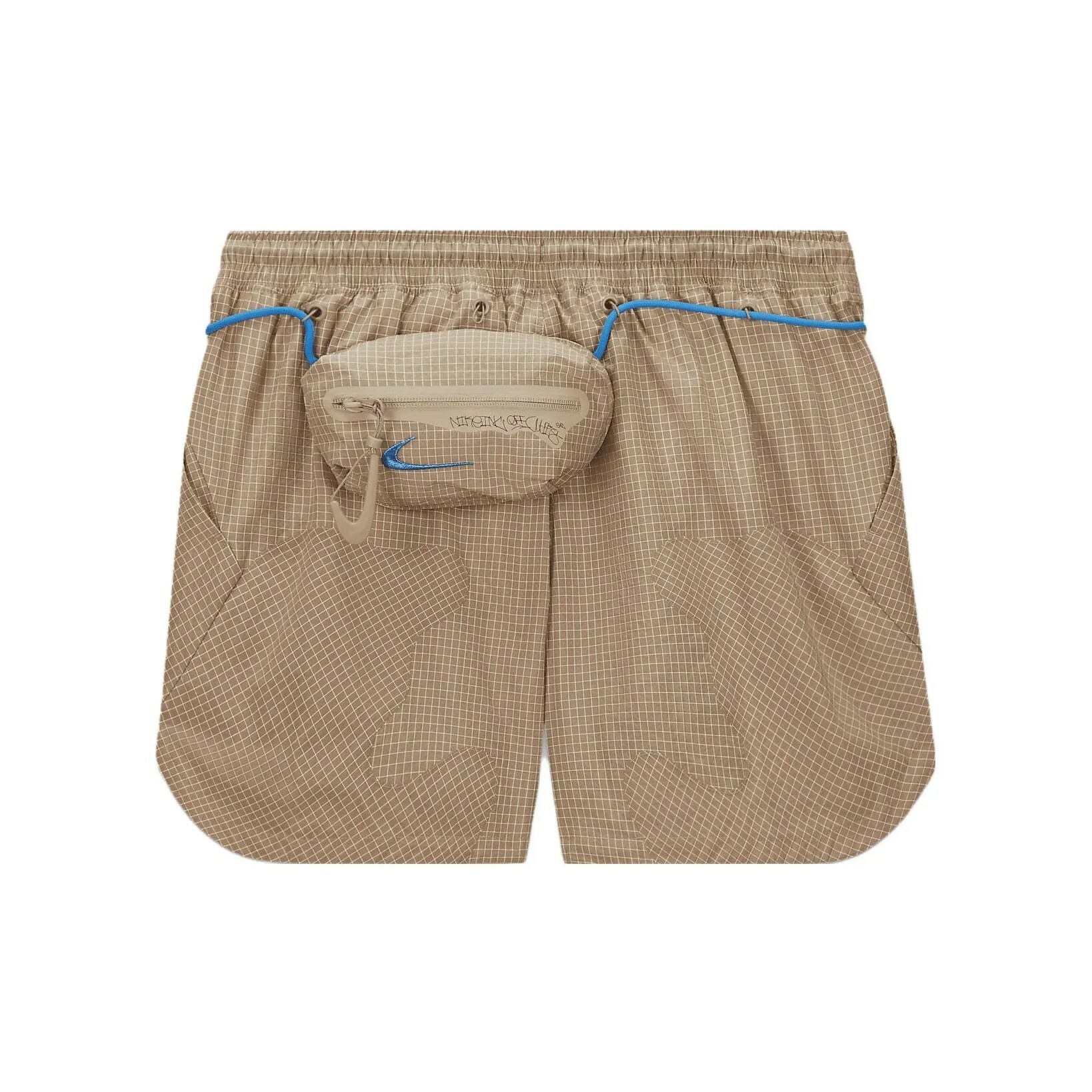 Nike x Off-White 尼龍短褲 卡其藍 DN1703-247