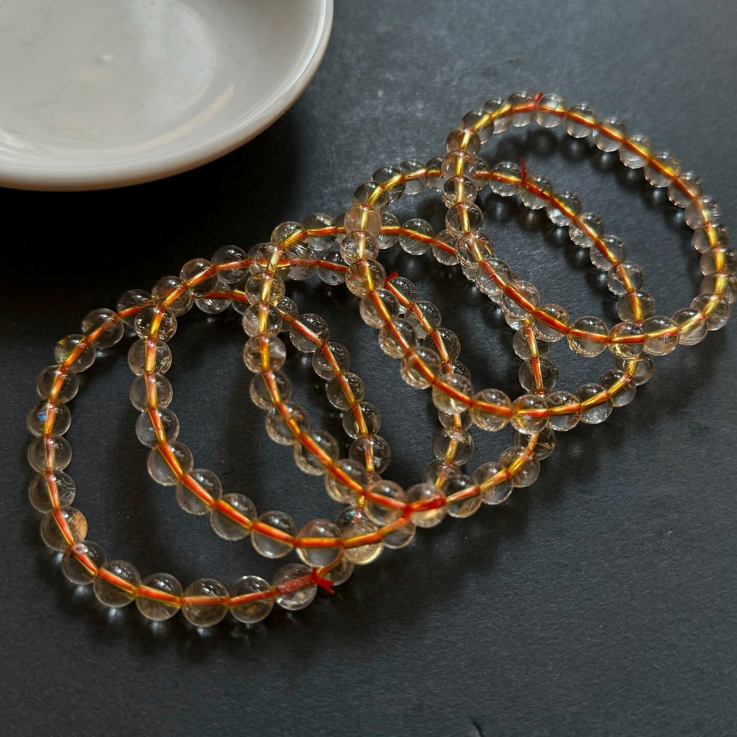 [原石] 黃水晶 水晶手串