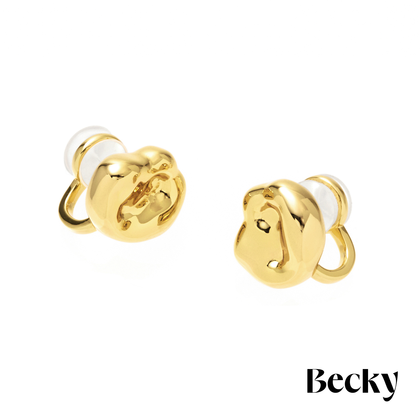 Becky,Becky聯名,日系飾品,日系穿搭,耳夾,夾式耳環