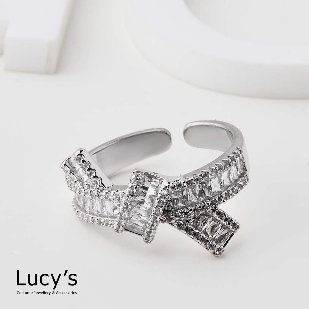 璀璨結飾 開口戒 (121214)