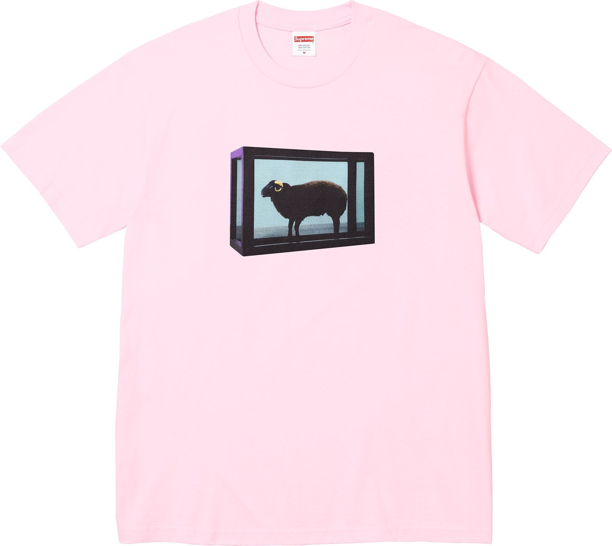 SUPREME x DAMIEN HIRST TEE LIGHT PINK