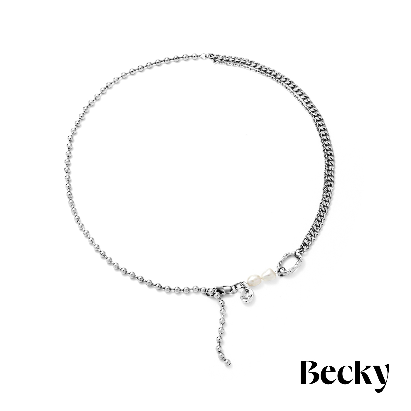 Becky,Becky聯名,日系飾品,日系穿搭,項鍊,珍珠項鍊