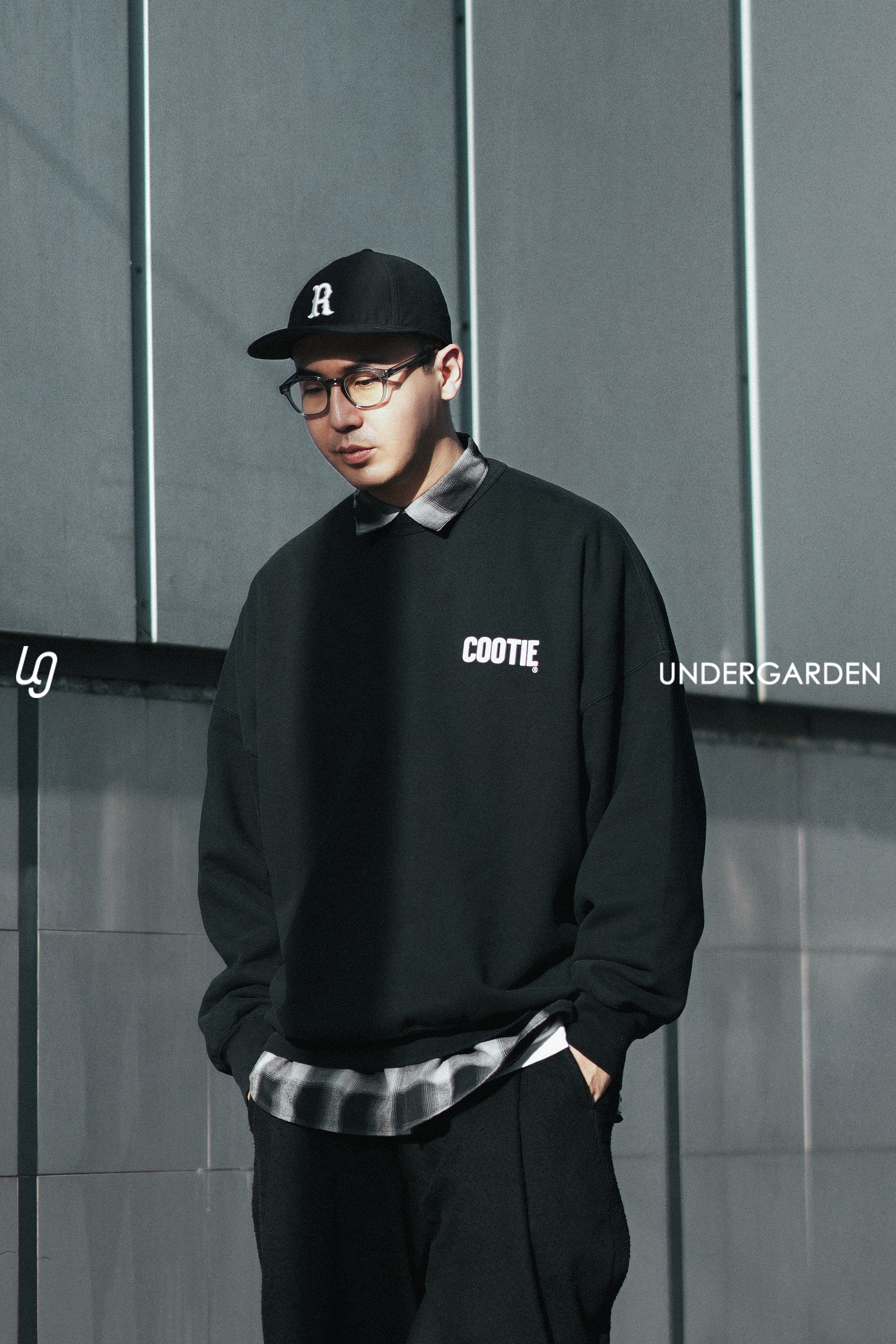 新品 25ss COOTIE AD Processing Sweat Crew COOTIE PRODUCTIONS/AD Processing Sweat Crew（Navy
