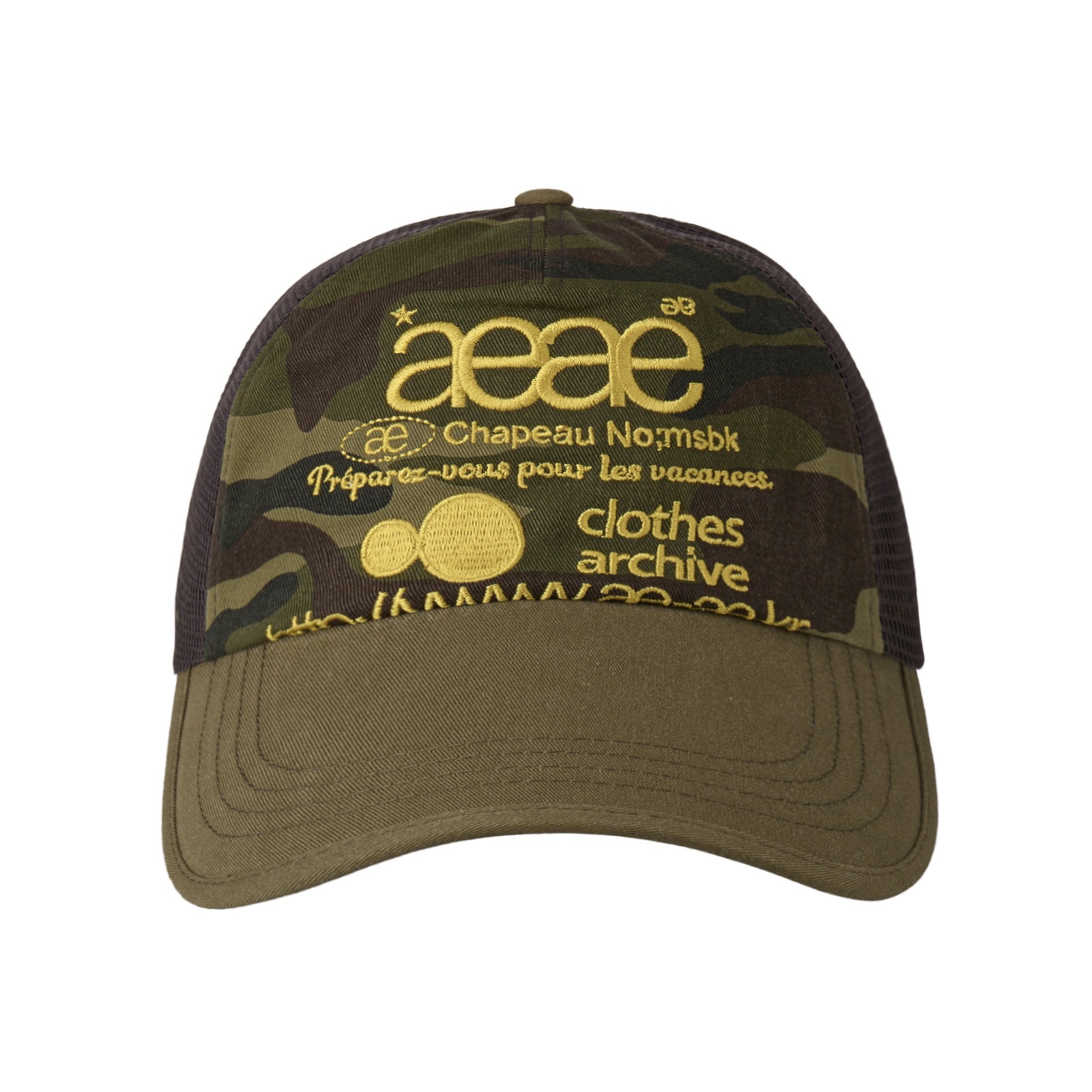 [aeae] WEB LOGO MESH CAP