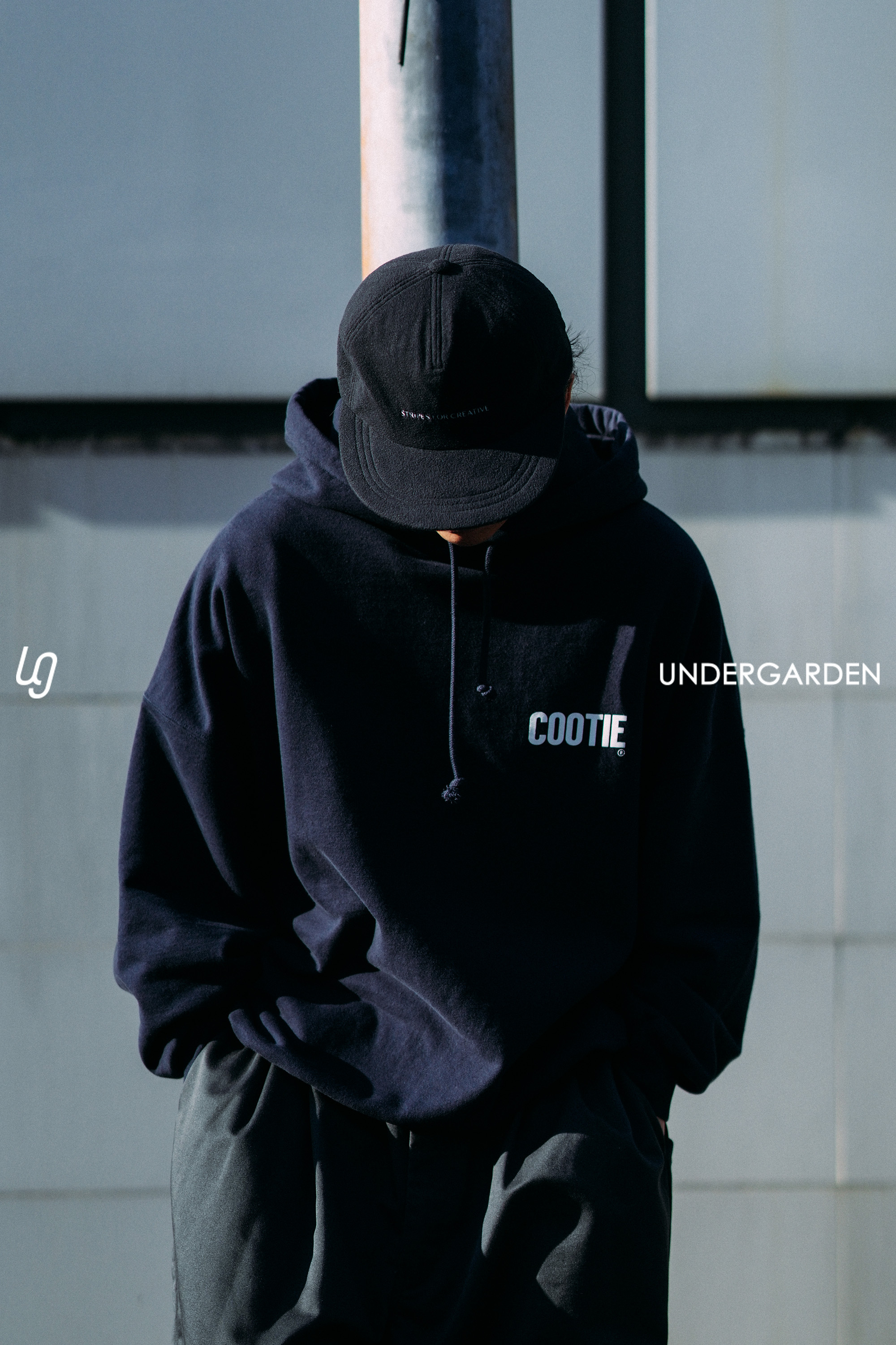 新品 25ss COOTIE AD Processing Sweat Crew COOTIE/AD SWEAT HOODIE | BLACK - THUMBING ONLOINE STORE