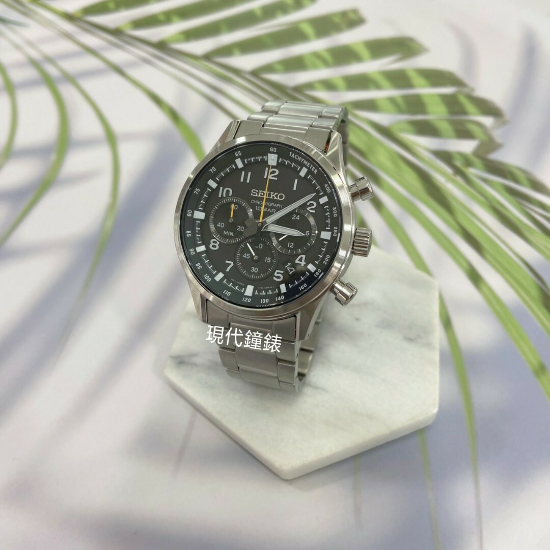 【SEIKO 精工】三眼計時運動帥氣男錶8T63-02M0D 43mm 現代鐘錶
