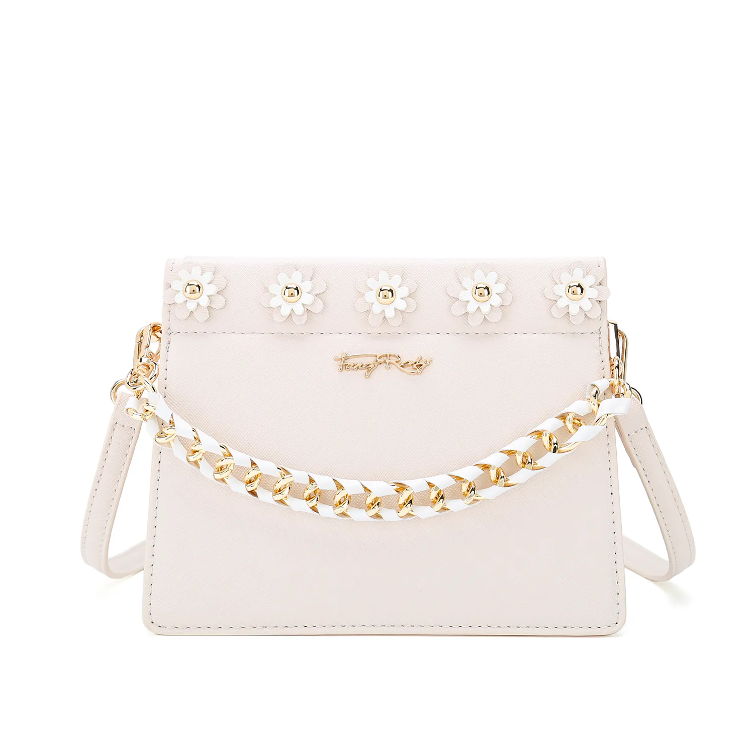 Rosy Romance Stereo Flower Shoulder Bag